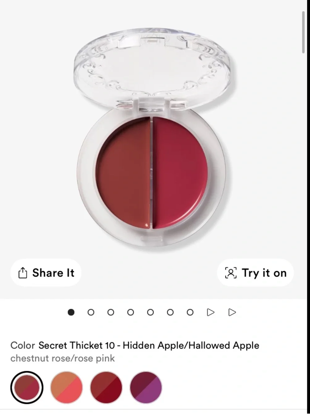 KVD Good Apple Blush Balm Duo - Secret Thicket (Hidden Apple/Hallowed Apple)
